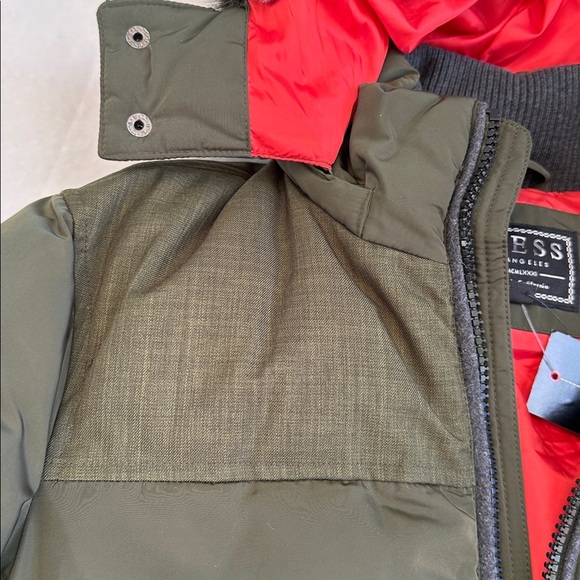 NEW GUESS Men's Aviator Puffer Jacket - Picture 9 of 11